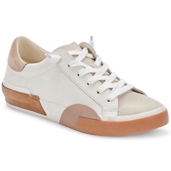 ZINA Sneakers WHITE/TANLEATHER