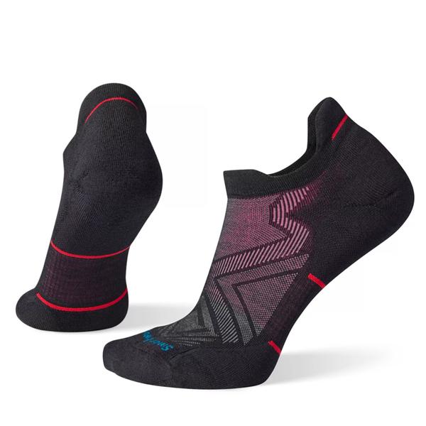 Women's Run Targeted Cushion Low Ankle Socks 001/BLACK