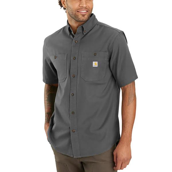 MEN'S RELAXED FIT MW CANVAS S/S SHIRT